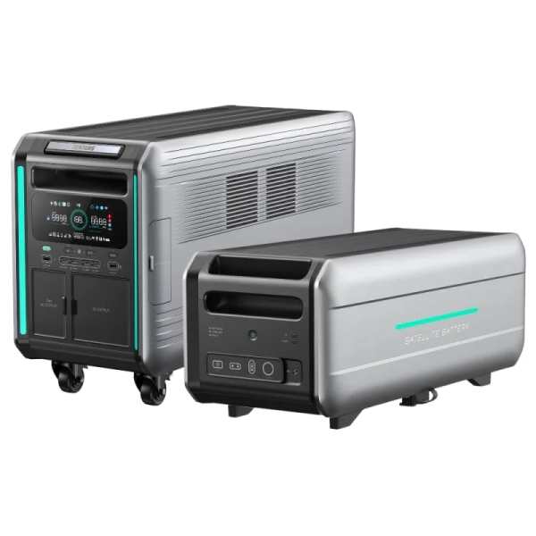 Zendure Powerstation SuperBase V 4600 + 2x Satellitenbatterie 13,8 kWh